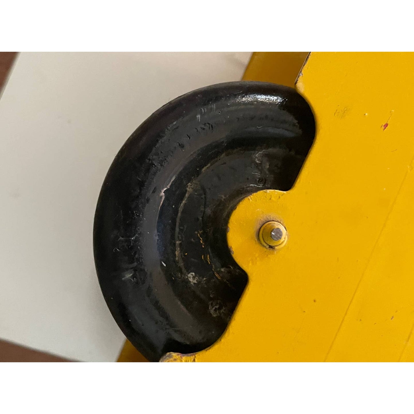 1930s/40s Pressed Steel Toy Truck back lifts up, wheels move, fully functioning