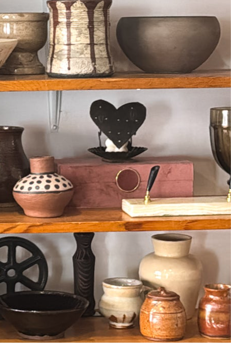 Handmade & Welded Heart Incense Rest/ Tea-light Candle