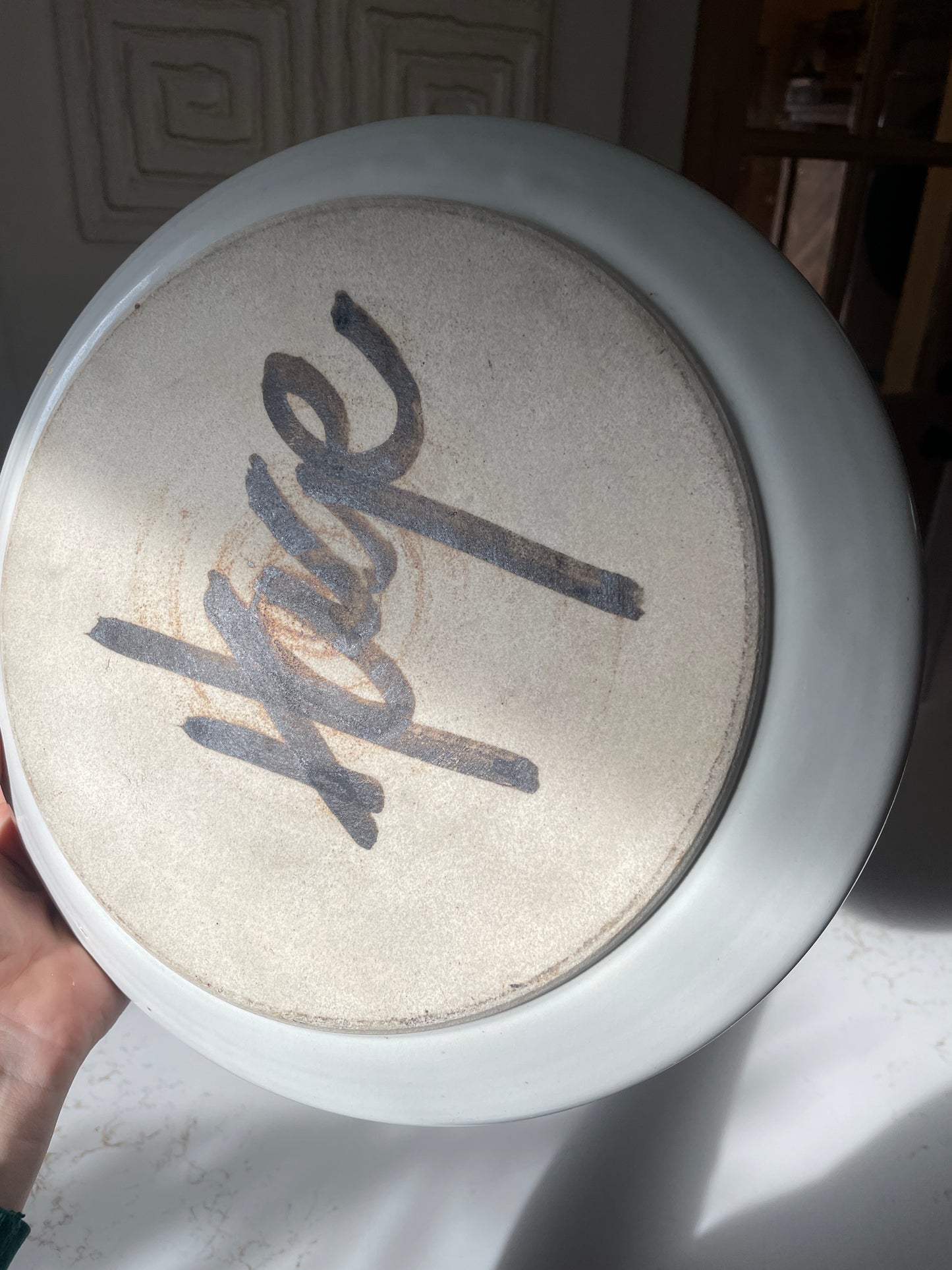 Hage Studio Stoneware Chip and Attached Dip Platter