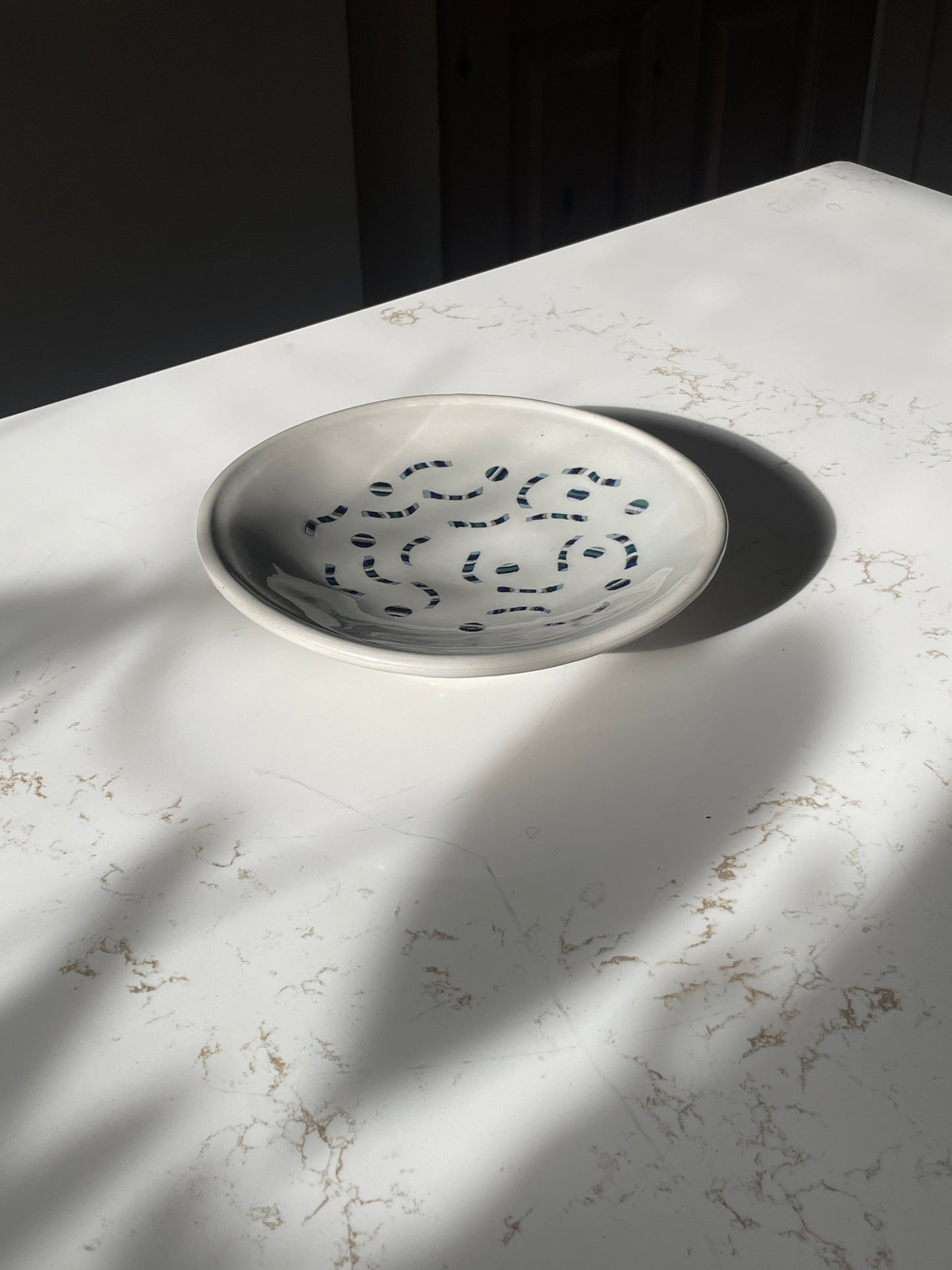 Sculpted Confetti Podium Dish by Mars