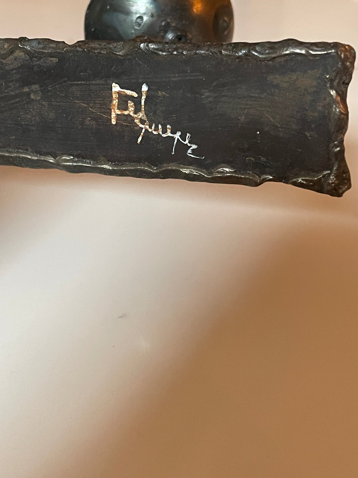 Filigree Welded Brutalist Candelabra