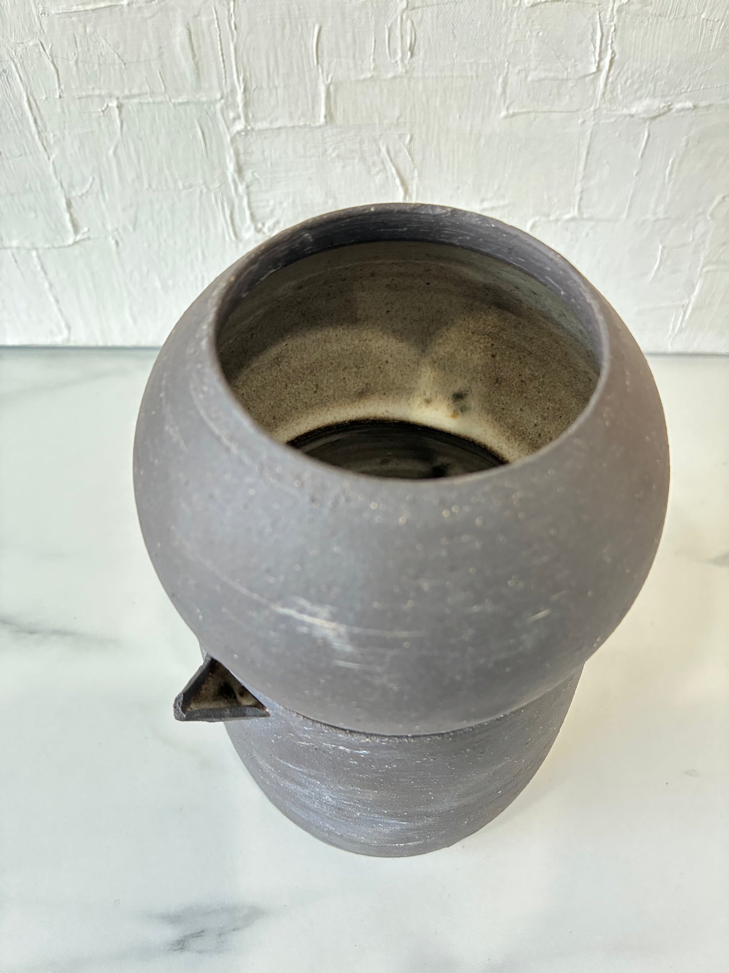 Studio Stamped Matte Organic Spout Pitcher