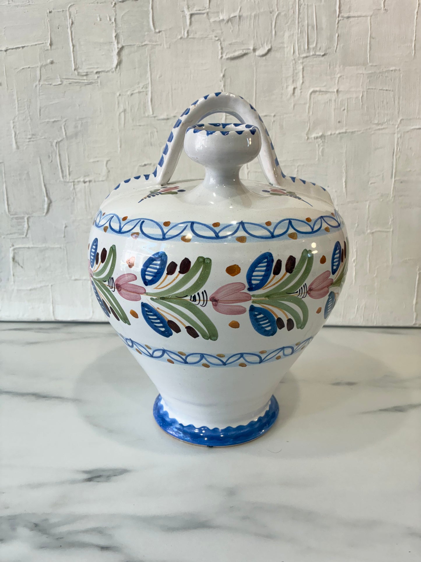 Botijo Hand-painted Water Pitcher, Made in Spain