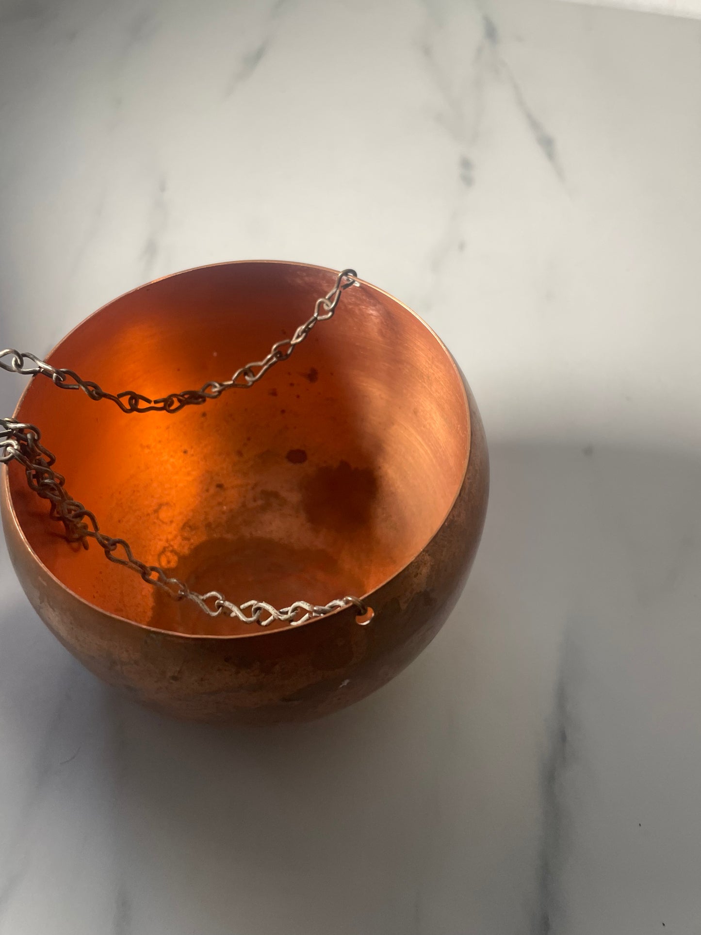 Hanging Copper Planter