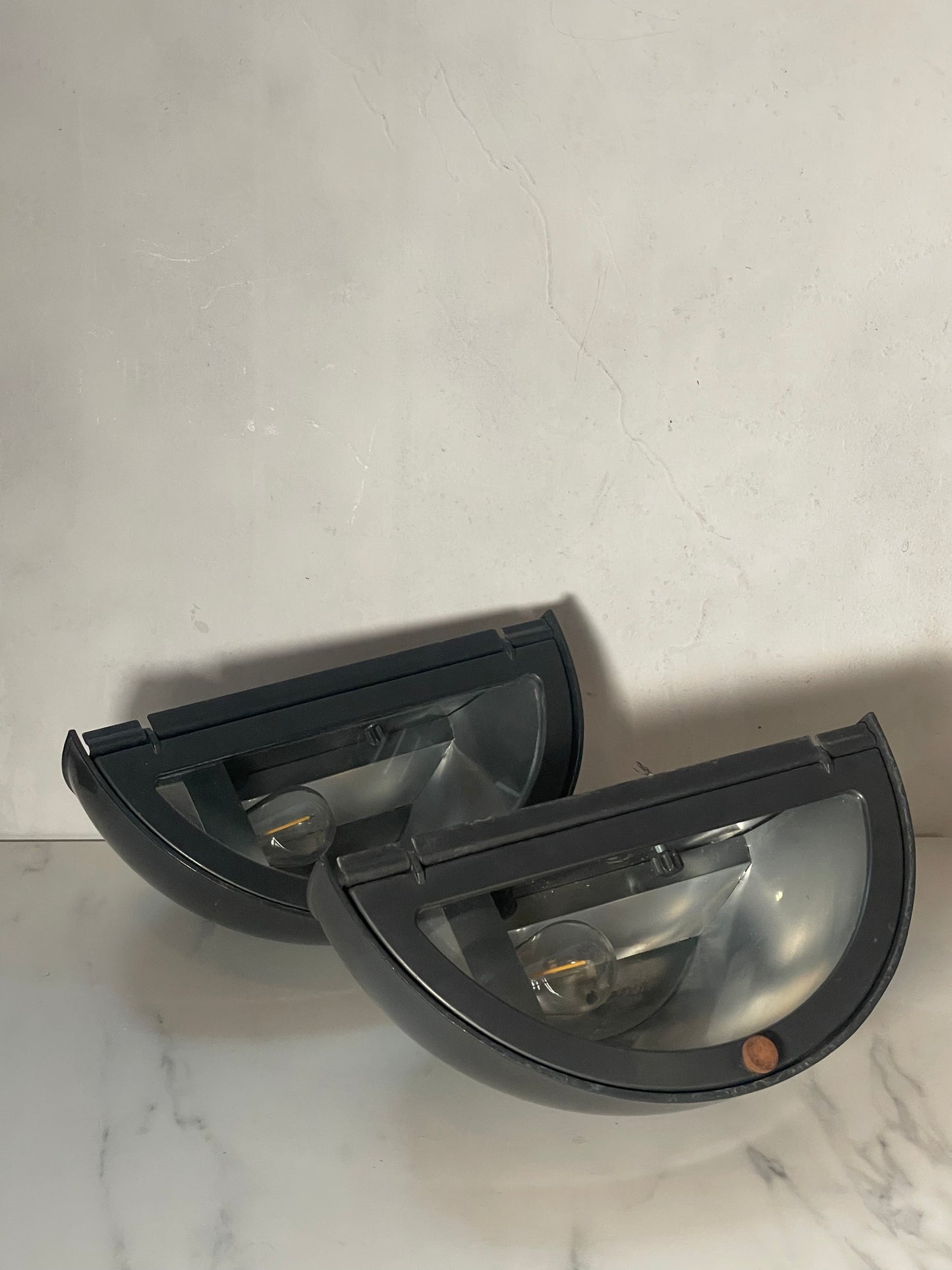 Vintage Crescent Dome Wall Sconces