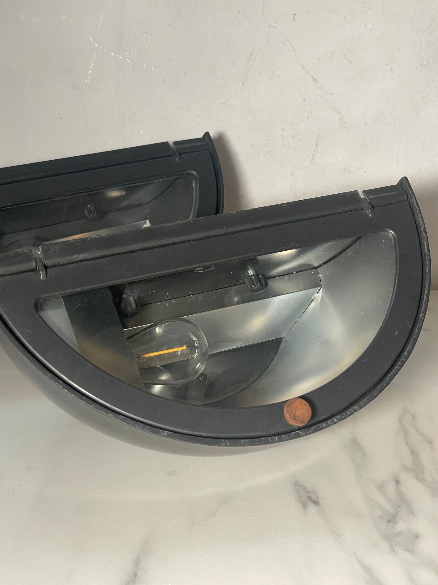 Vintage Crescent Dome Wall Sconces
