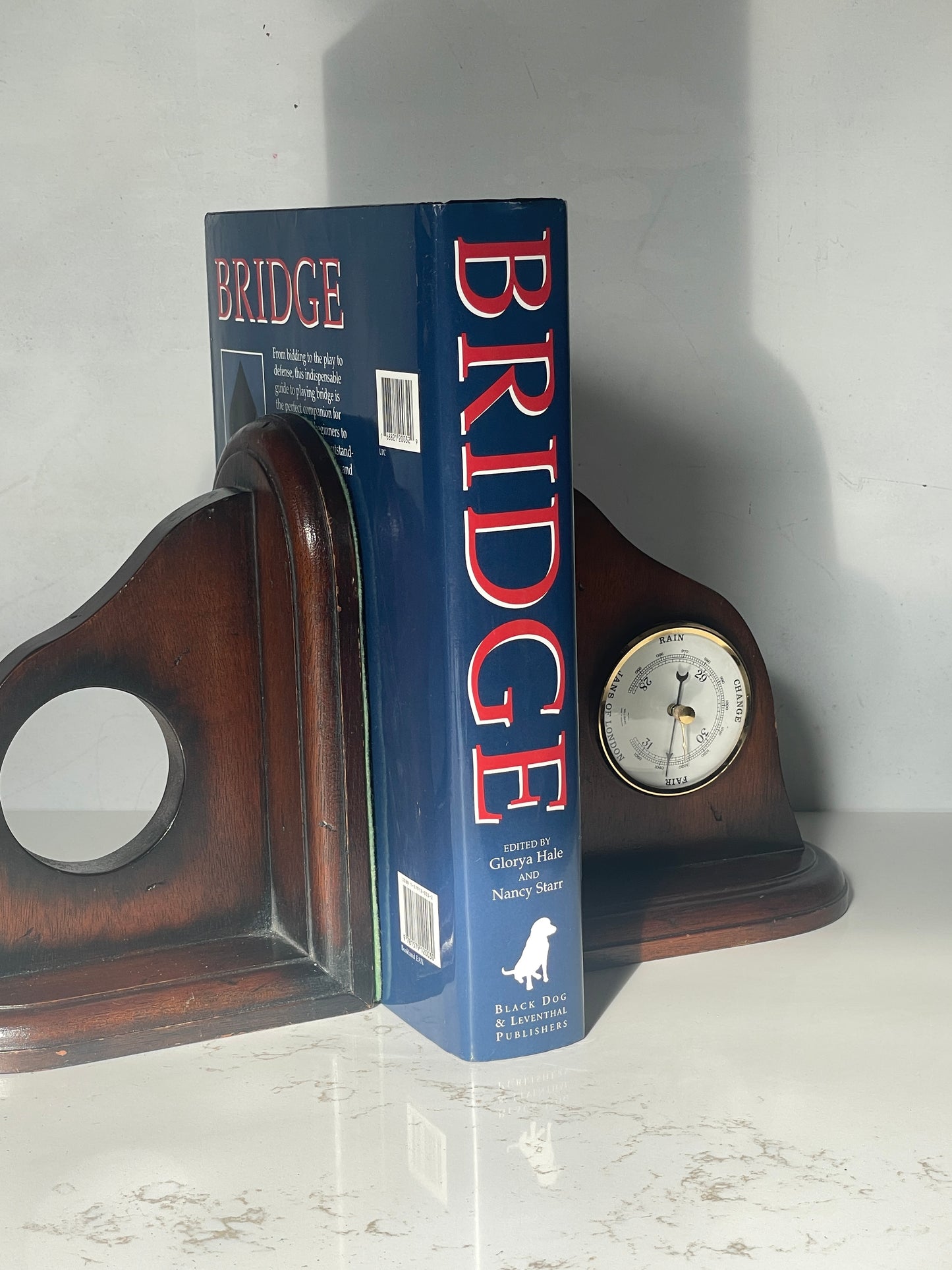 Vintage "Jans of London" Made In England Wood Bookends sold as a pair of 2