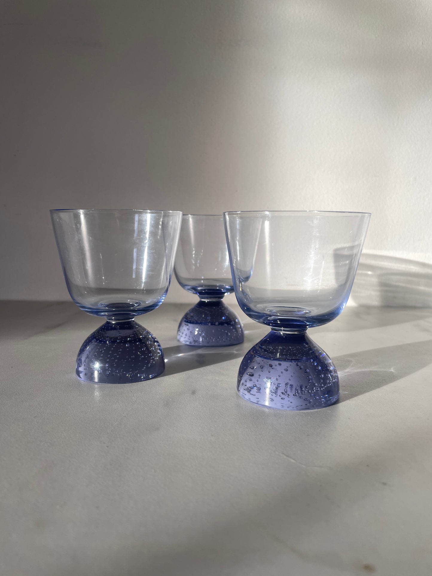 Lavender Drop Apertif Glasses