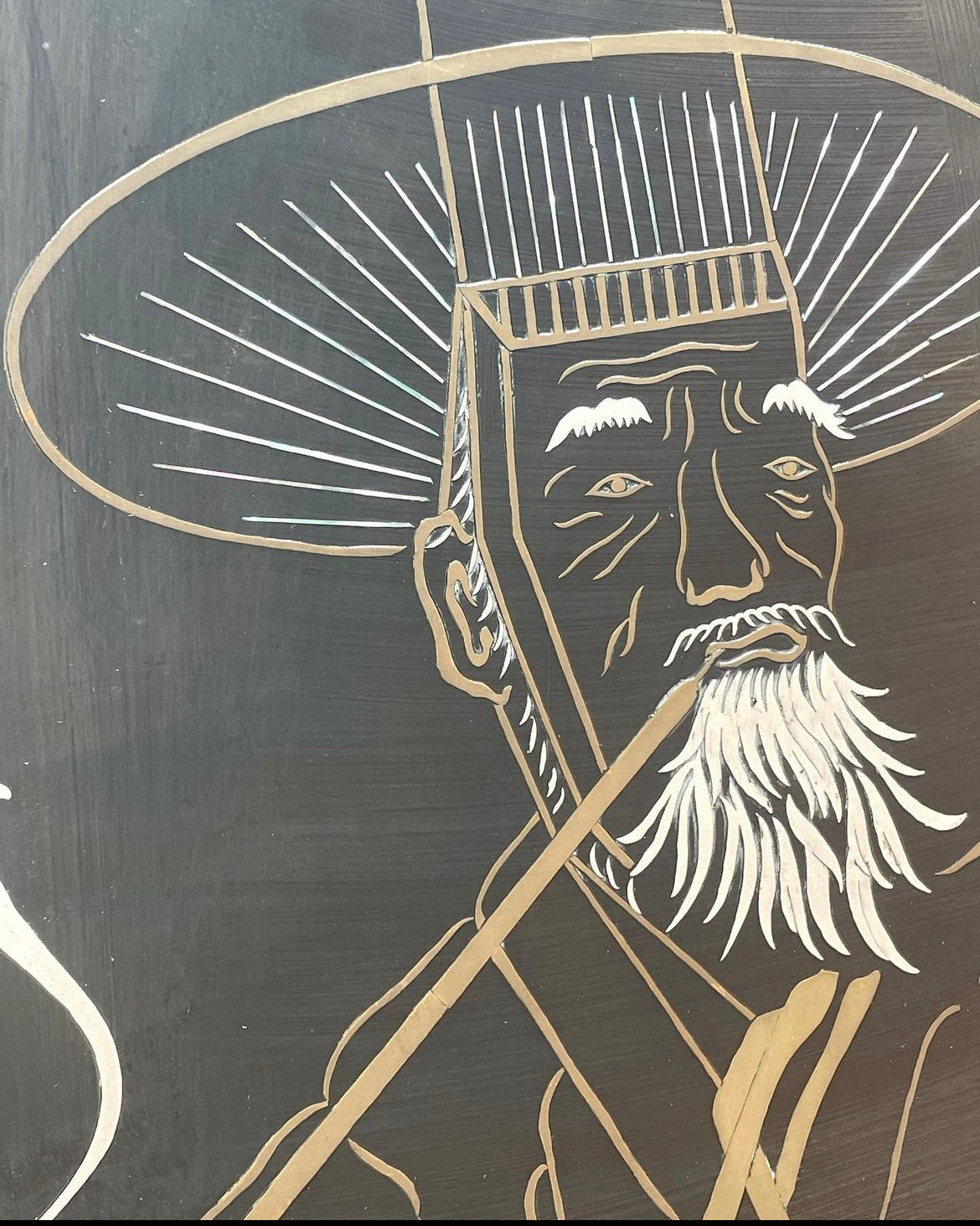 Couple Smoking Pipes Line Art (Pair/Set)