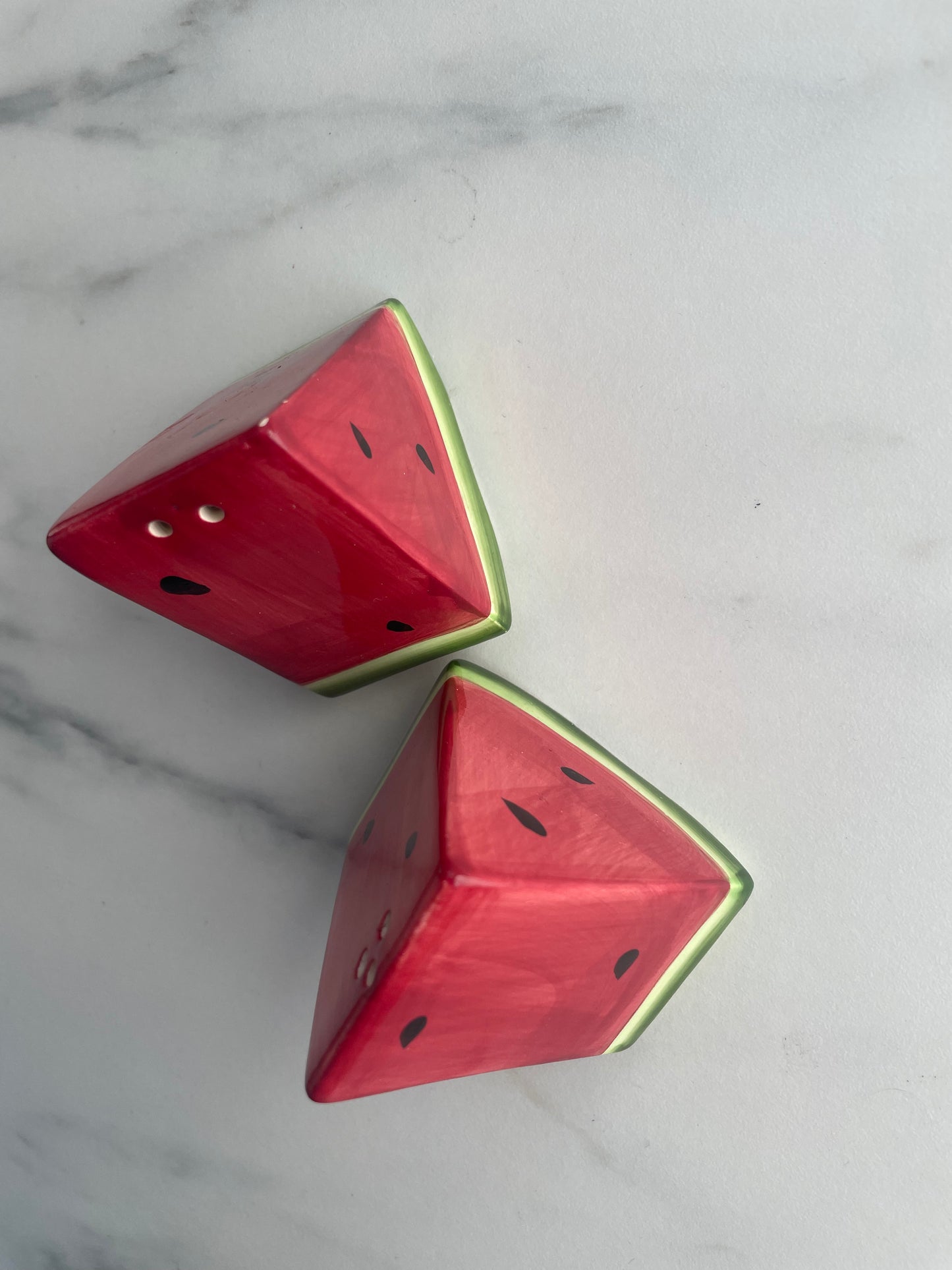 Watermelon Salt & Pepper Shakers