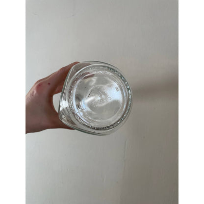 Antique Vintage Clear Glass Eight-Sided Decanter by Owens Illinois Glass Co