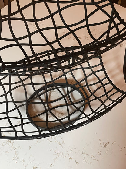 Woven Metal Tiered Fruit Rack