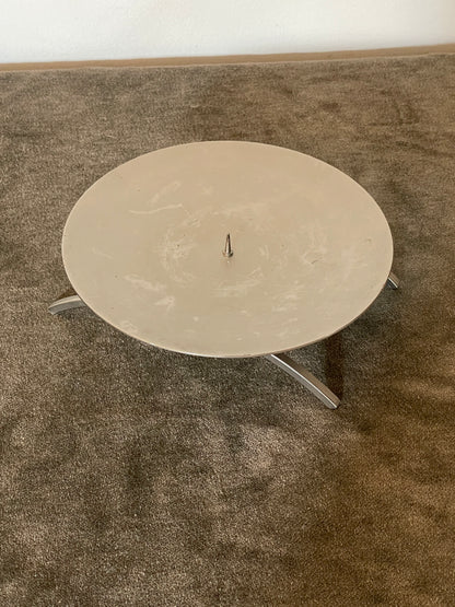 Arc Metal Podium Candle Holder