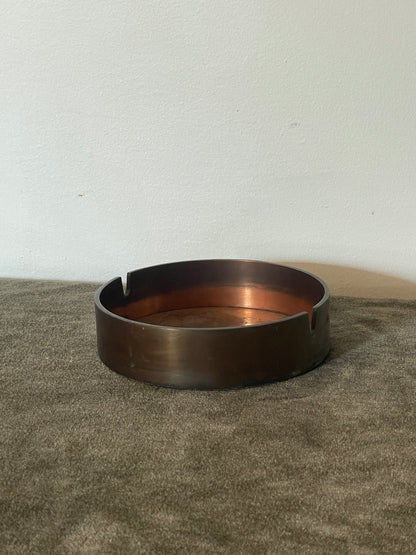 Heavy Vintage Copper Ashtray