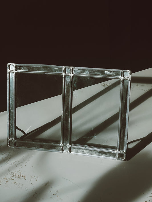 Handwelded Glass and Metal Picture Frame