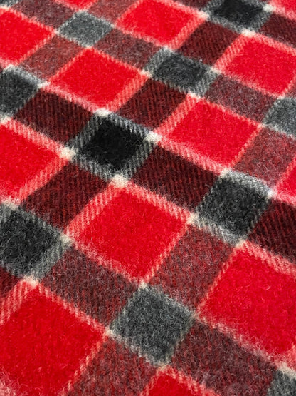 Vintage Traditional Plaid Baron Wool Throw Blanket