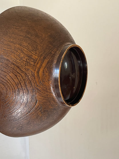 Vintage WestBend Faux Wood Salad Bowl Set