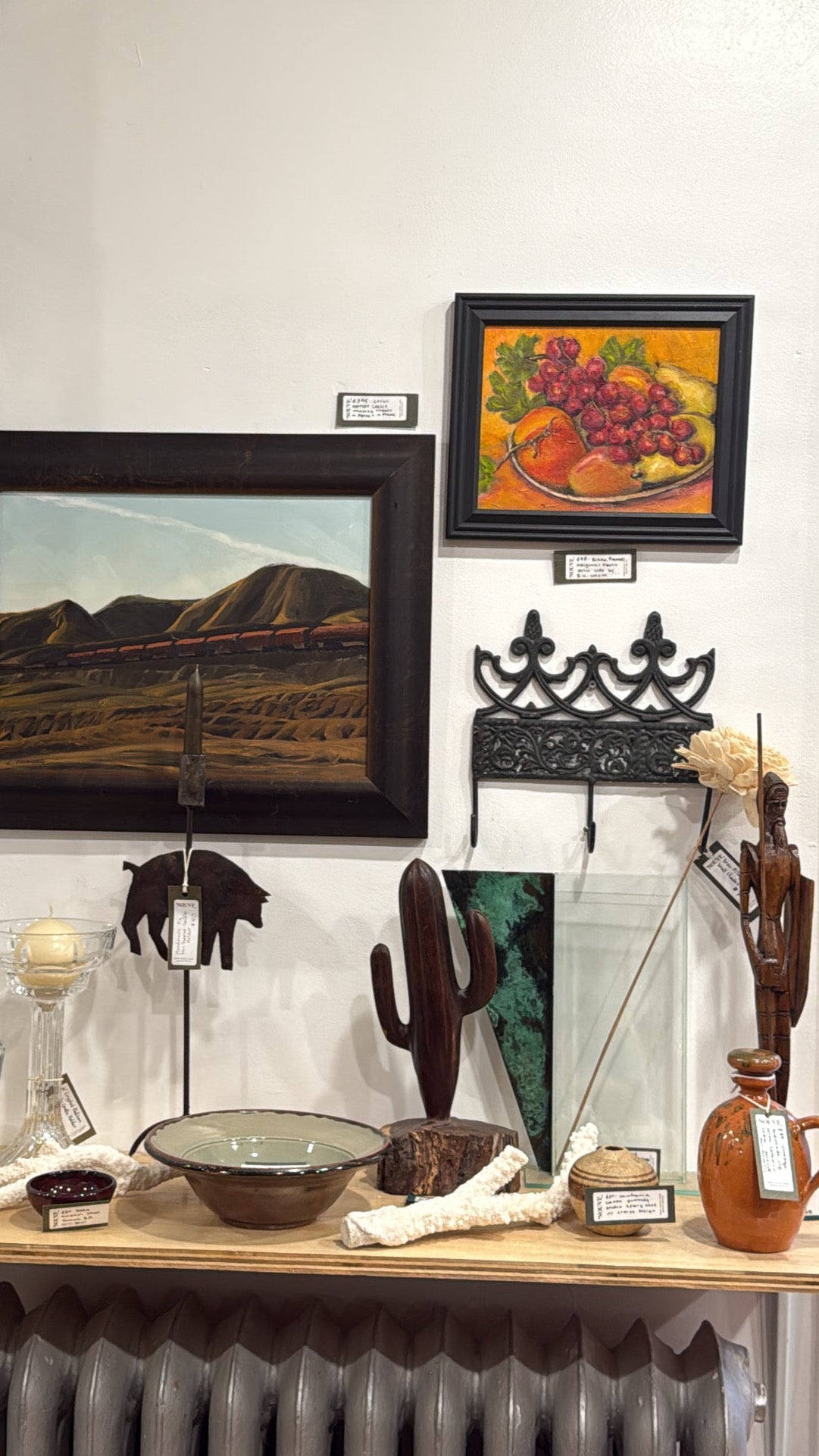 Vintage 1970 Ironwood Seguaro Cactus Sculpture