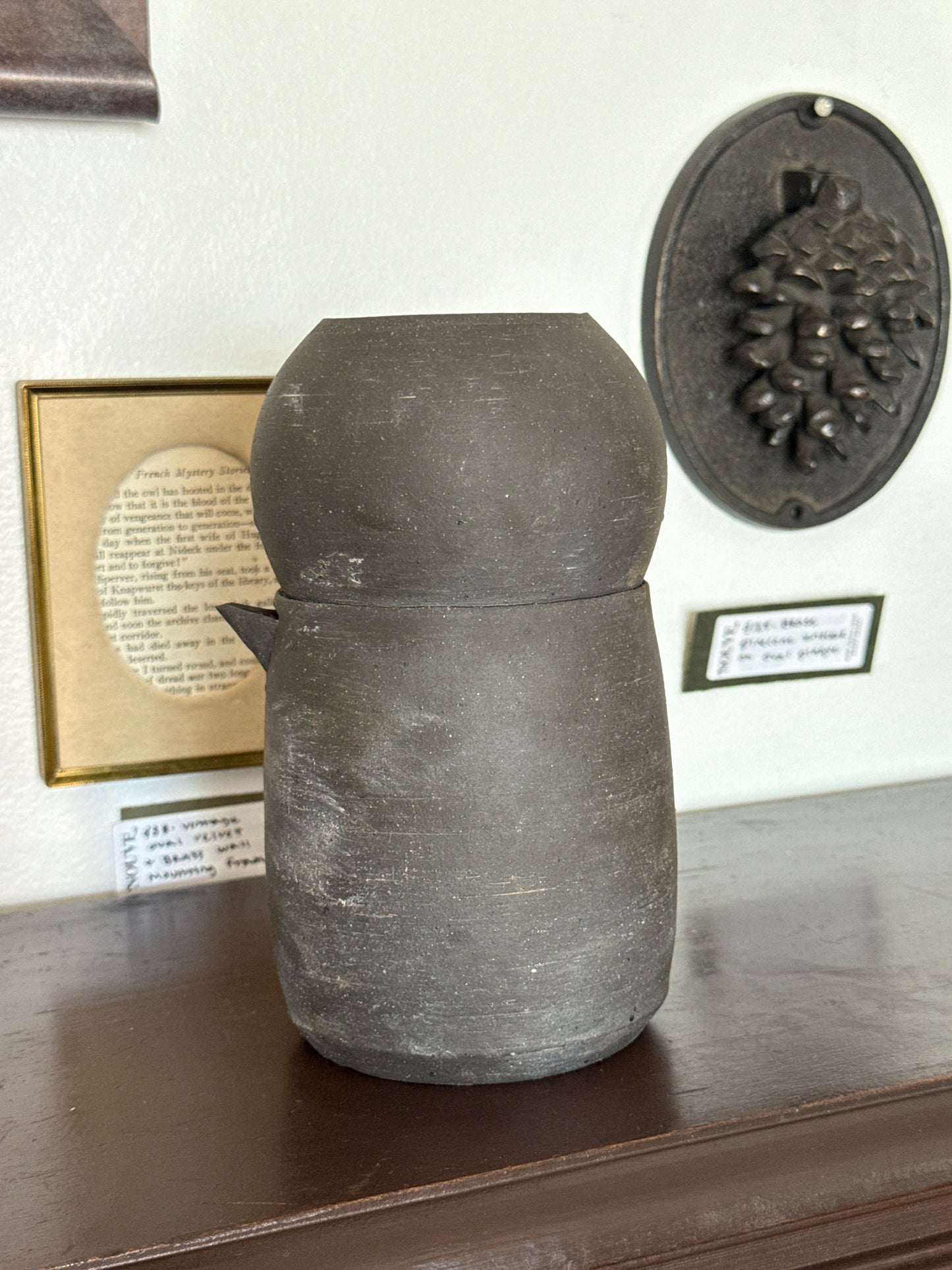 Studio Stamped Matte Organic Spout Pitcher