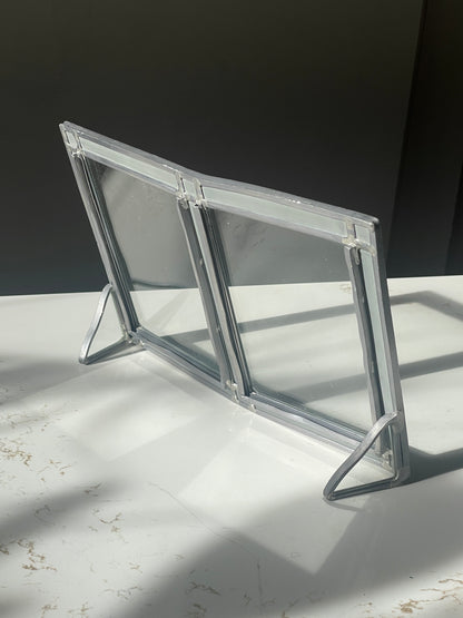 Handwelded Glass and Metal Picture Frame