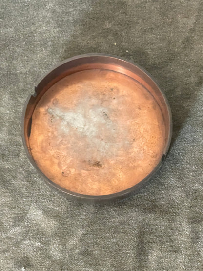 Heavy Vintage Copper Ashtray