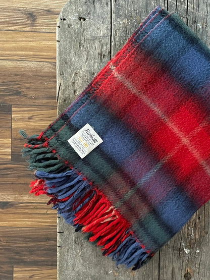 Faribo Deep Hued Plaid Blanket
