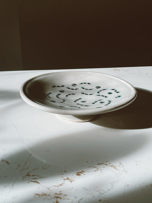 Sculpted Confetti Podium Dish by Mars