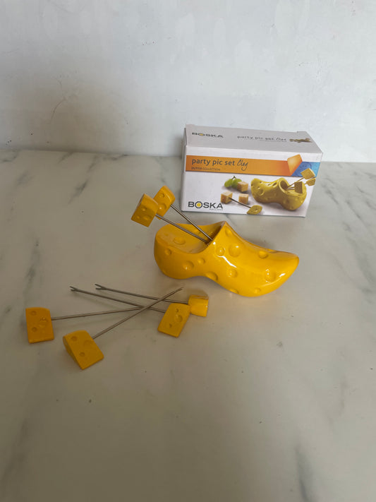 Heidi L Boska Clog Cheese Toothpicks