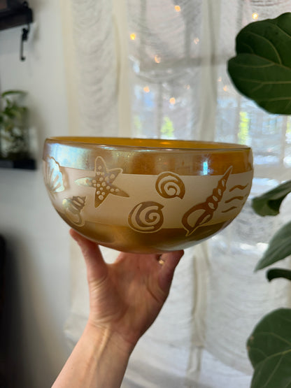 Rare Correia Art Glass Bowl signed & dated 1992, Limited Edition 26/200