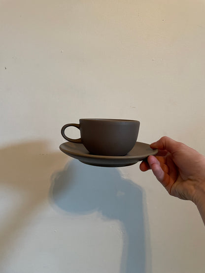 Heath Ceramic Cup and Saucer • Set of 4