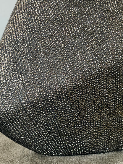 Black Studded Ceramic Geometric Vase