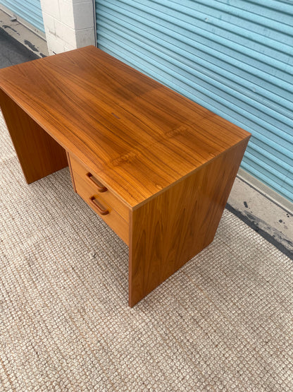 Vintage Danish Teak 2-Drawer Desk