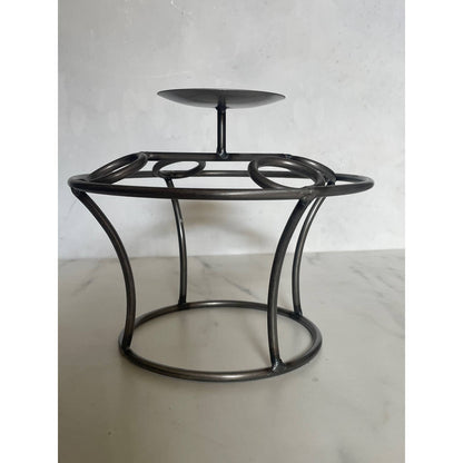 Welded Metal Candle Podium