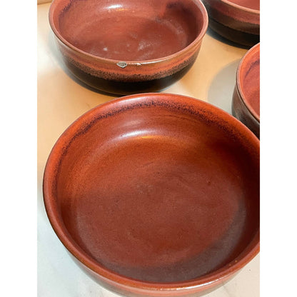 Desert Sunset Sands Stoneware Bowls, Set 4