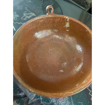 Vintage Handmade Mexican Redware Nesting Bowls