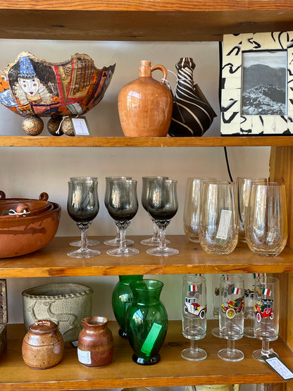 Matte Glazed Vase with Swirl Design