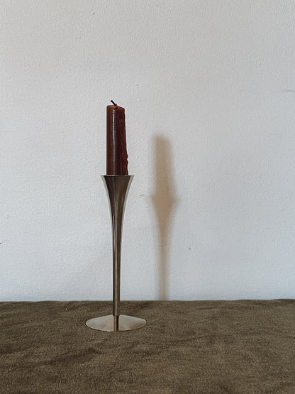 1960’s German Arthur Sale Solingen Silverplated Steel Candle Holder