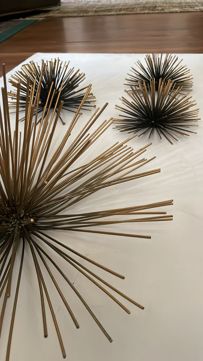 Urchin Wall Metal Pom Pom Bundle