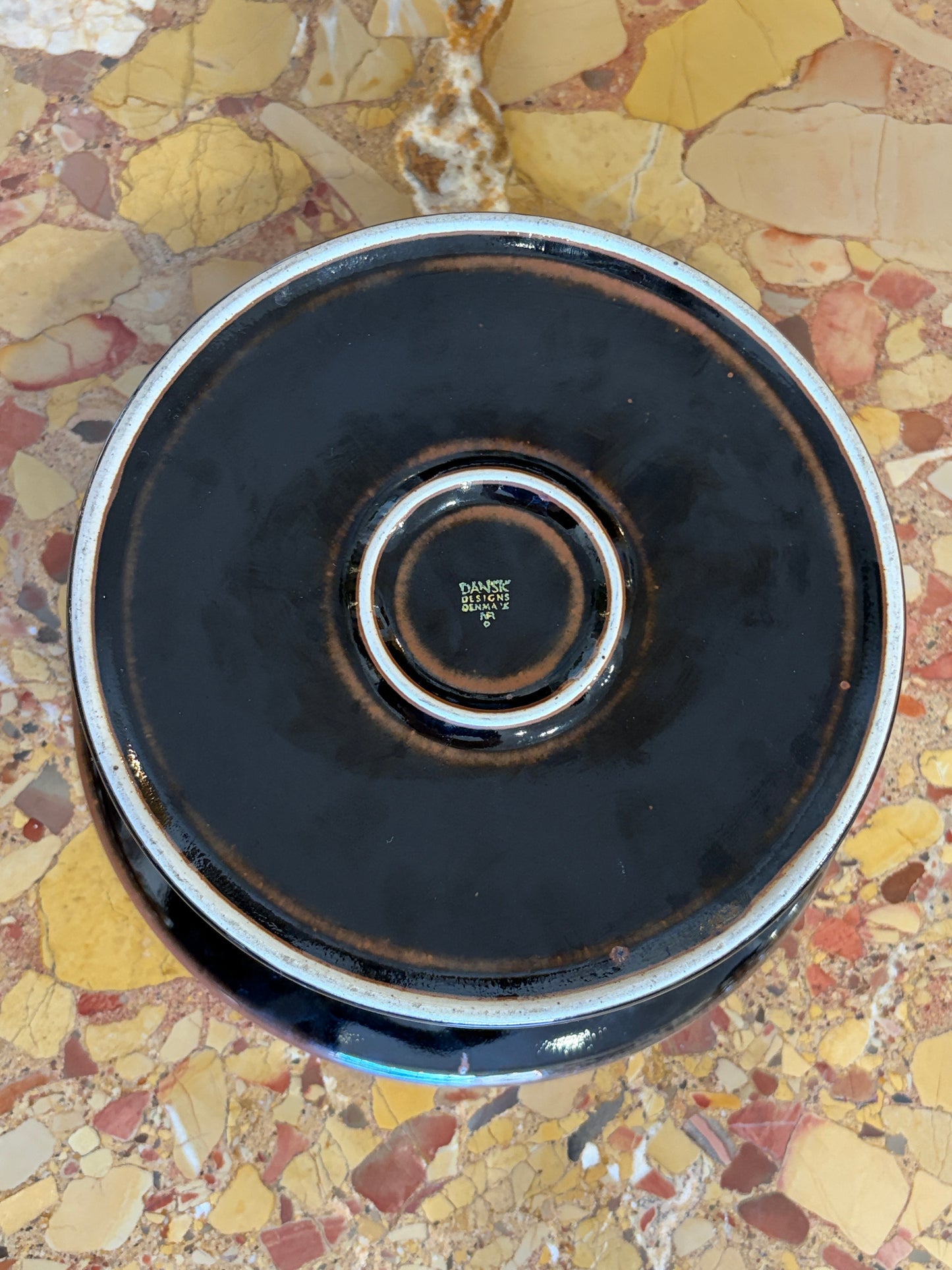 Vintage Brown DANSK Casserole Dinner Pot