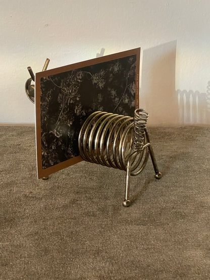 Vintage Coil Deer Letter holder