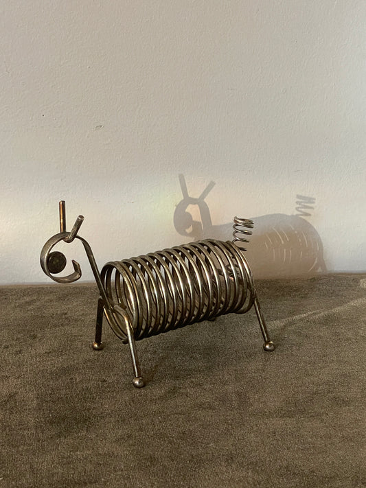 Vintage Coil Deer Letter holder