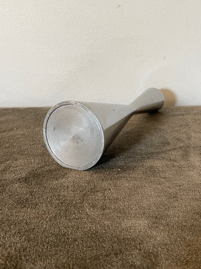 90’s Erika Pekkari Heavy Polished Steel Candle Holder