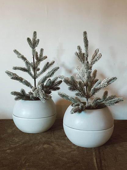 Crate and Barrel Orb Self-Watering Planter Pots - Sold as Set