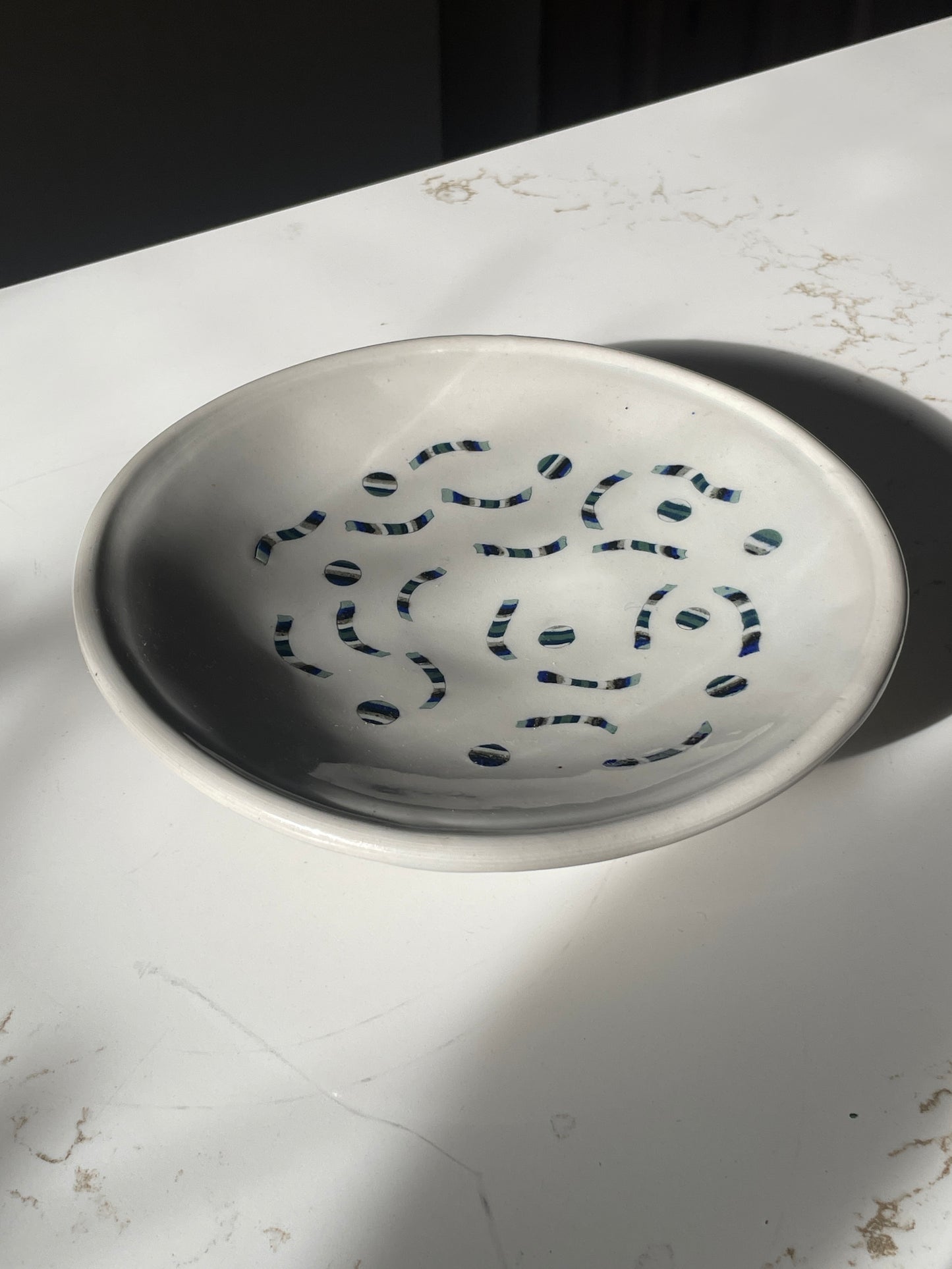 Sculpted Confetti Podium Dish by Mars