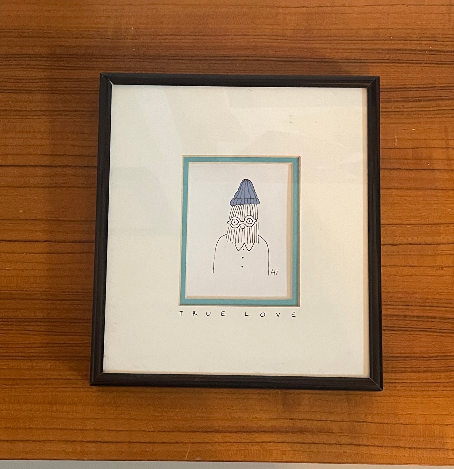“Hi” Valentine - Framed --Claimed