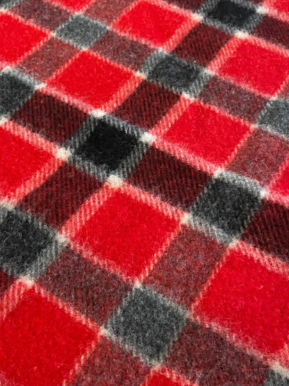 Vintage Traditional Plaid Baron Wool Throw Blanket