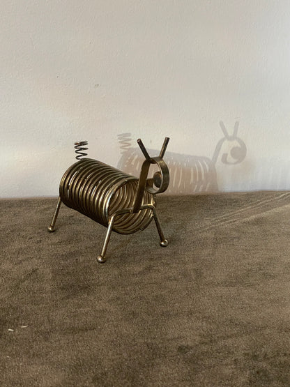 Vintage Coil Deer Letter holder