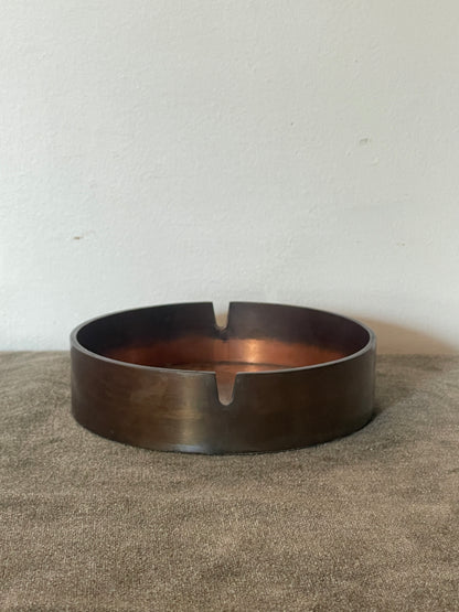 Heavy Vintage Copper Ashtray