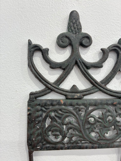 Carved Metal & Iron Filagree Wall Hooks
