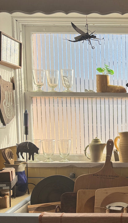 Handmade Iron Pig Tapered Candle Holder